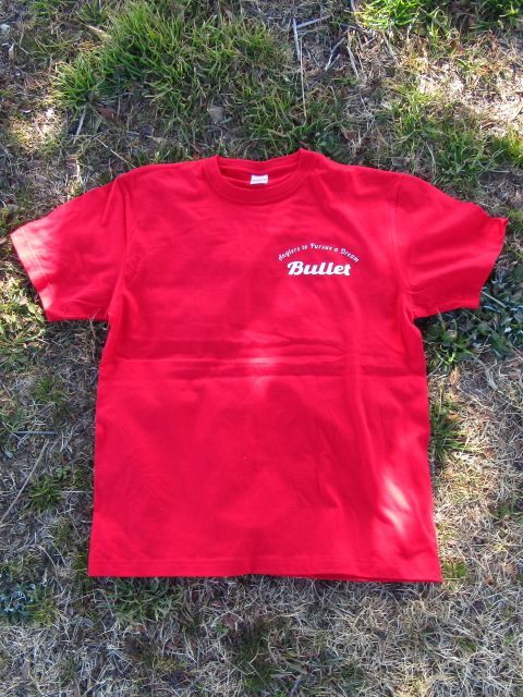 画像1: オリジナルプリント　Tシャツ　オリジナルロゴ　レッド・ホワイト (1)